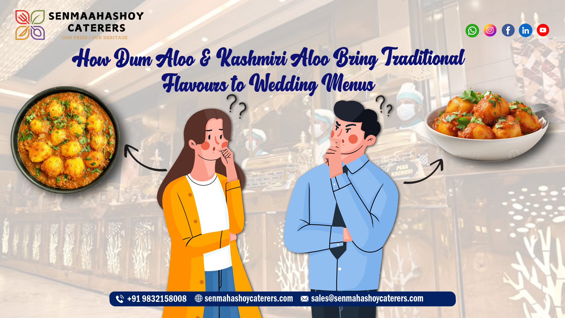 Dum Aloo & Kashmiri Aloo in Kolkata Weddings